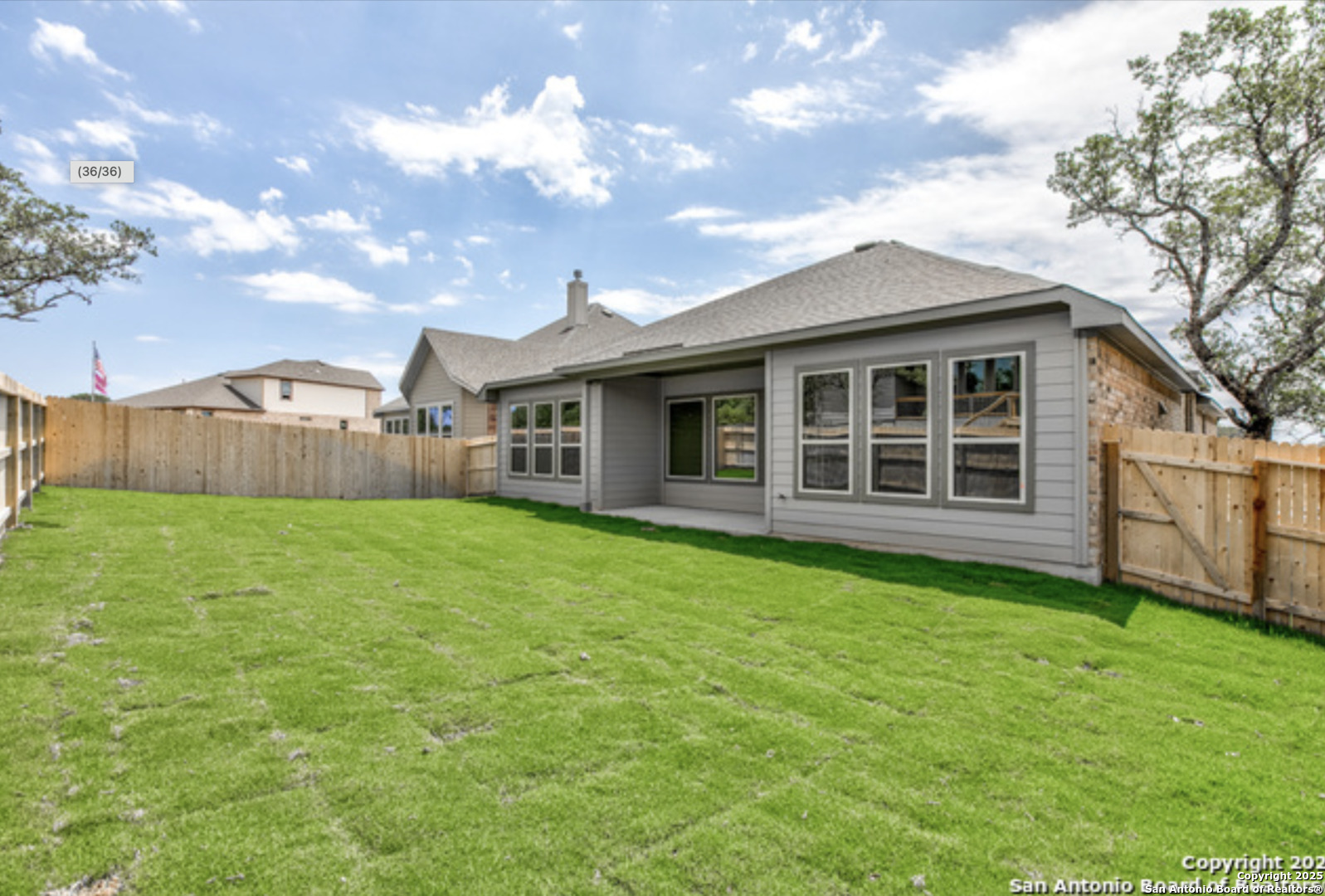 622 Singing Creek Spring Branch, TX 78070 - Photo 32 of 32 a view of a house with backyard