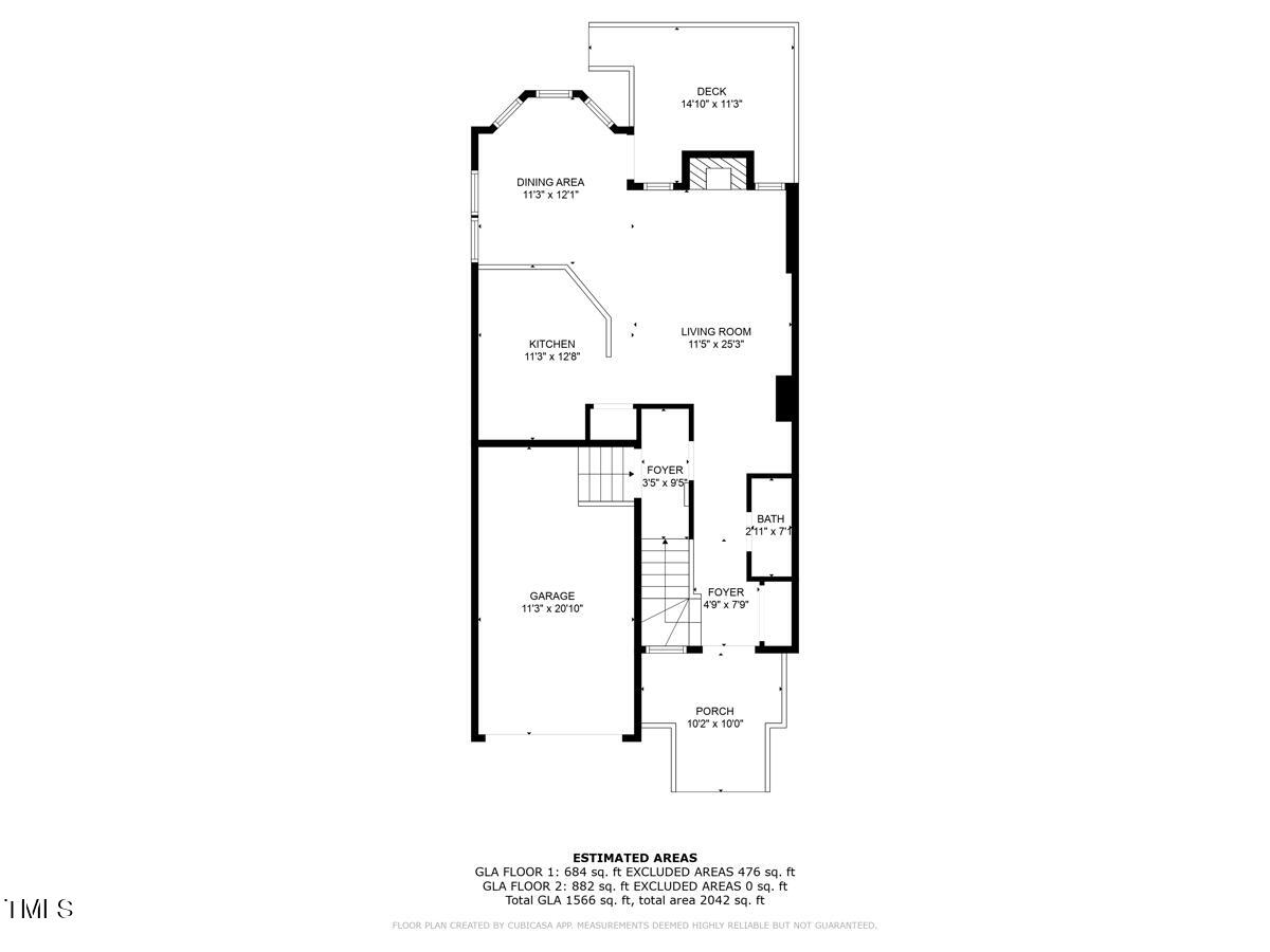 5945 Four Townes Lane Raleigh, NC 27616 - Photo 21 of 22 1st_floor_5945_four_towne_lane_raleigh_w