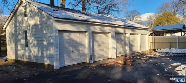 a backyard of a house