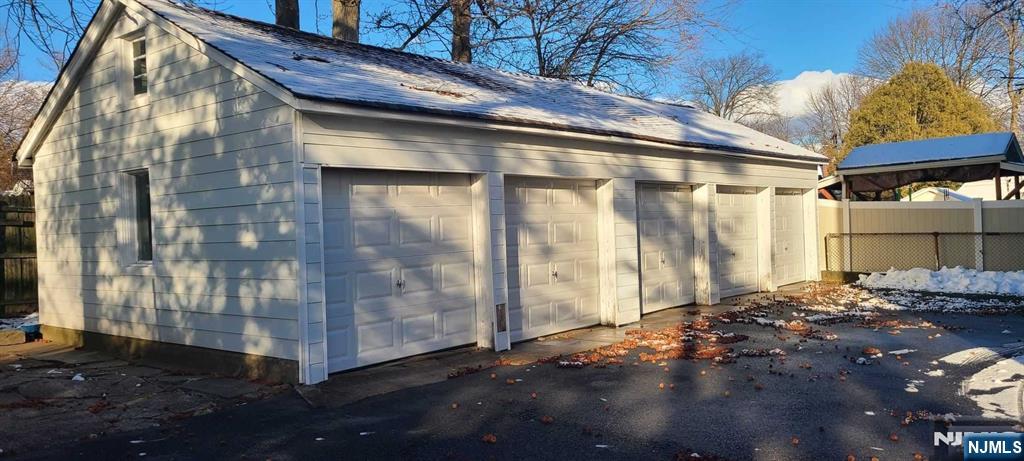 a backyard of a house