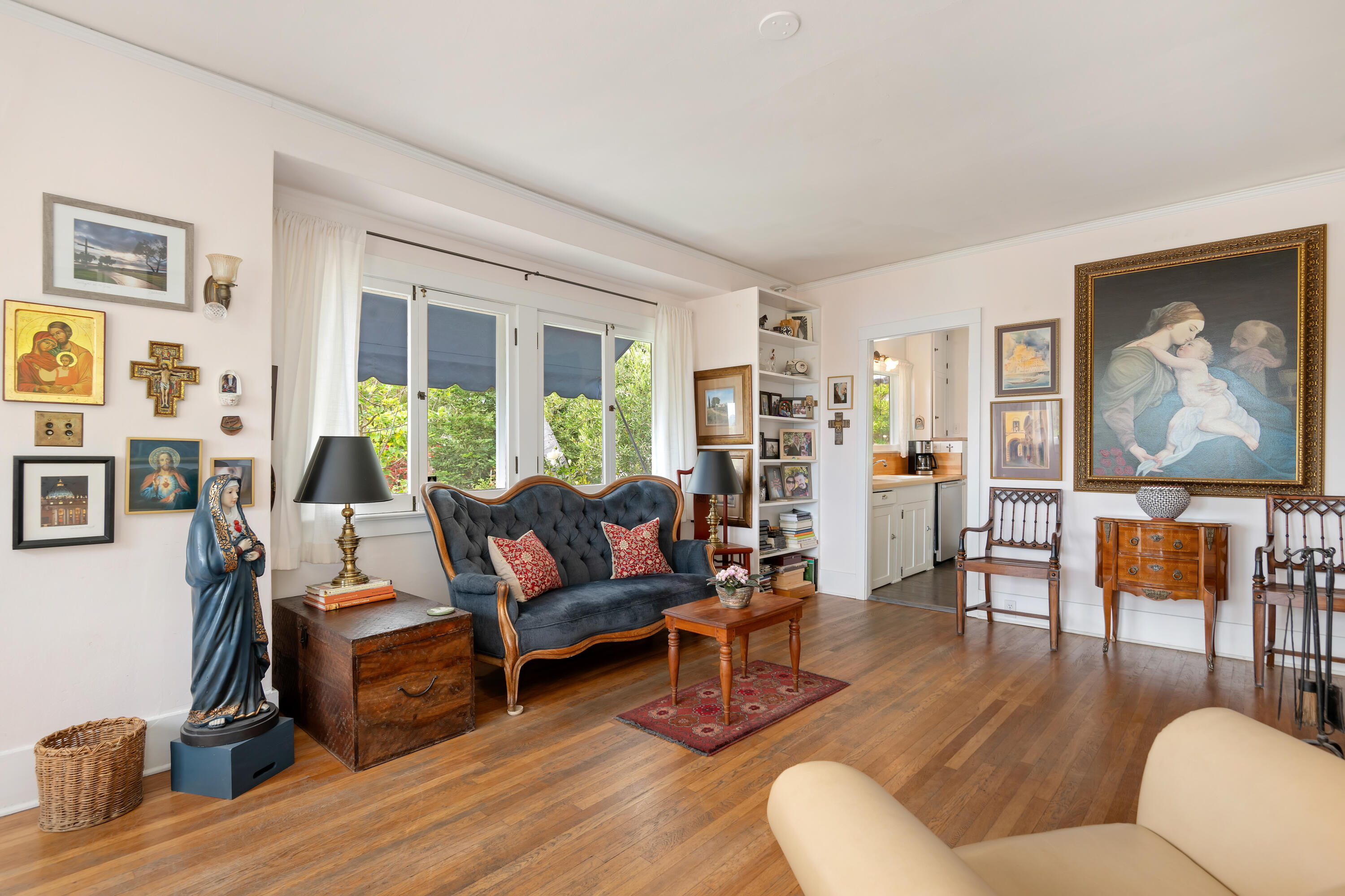 512 East Islay Street Santa Barbara, CA 93101 - Photo 6 of 25 a living room with furniture and a large window
