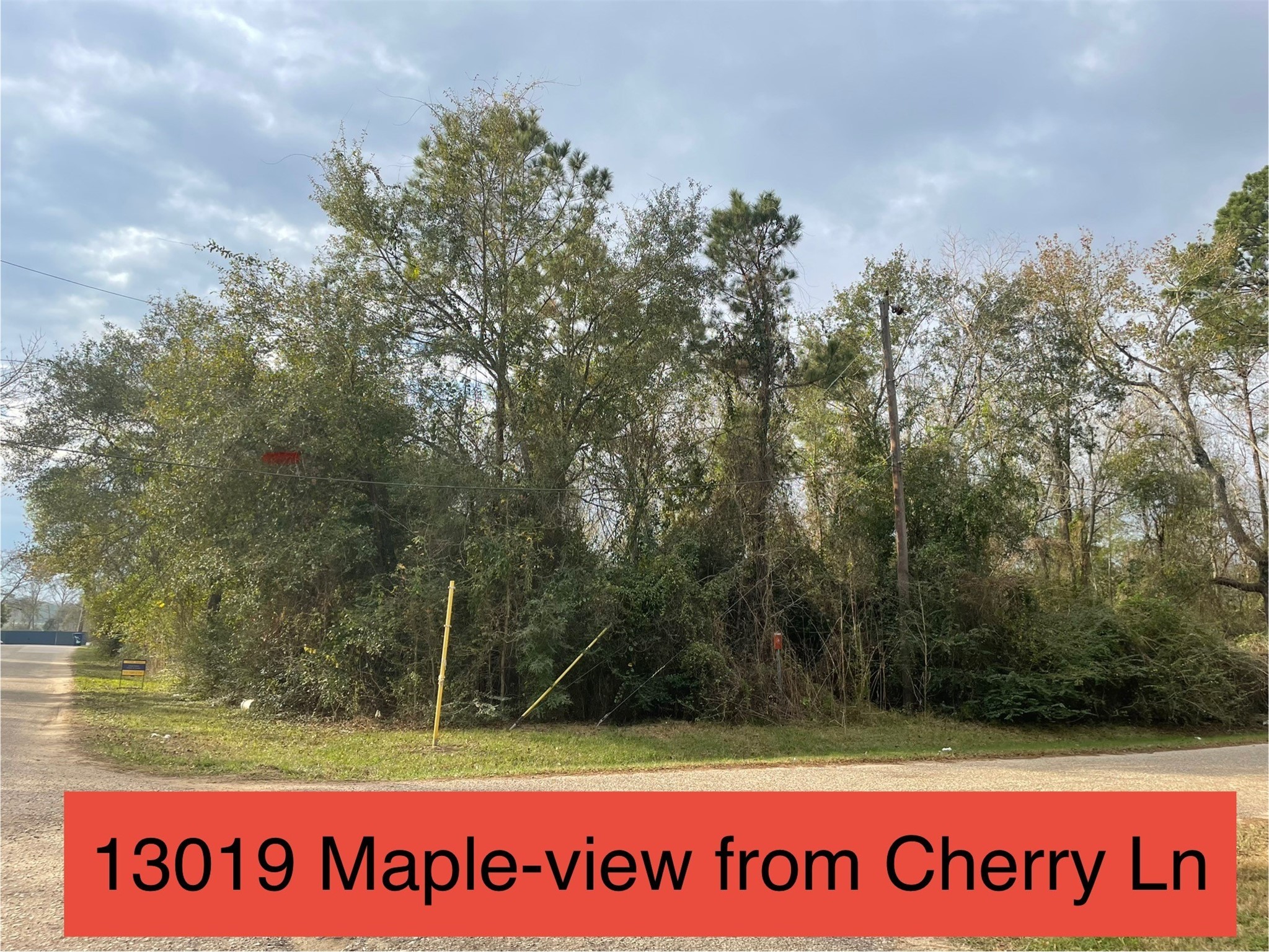 13019 Maple Crosby, TX 77532 - Photo 3 of 3 a view of outdoor space with signage