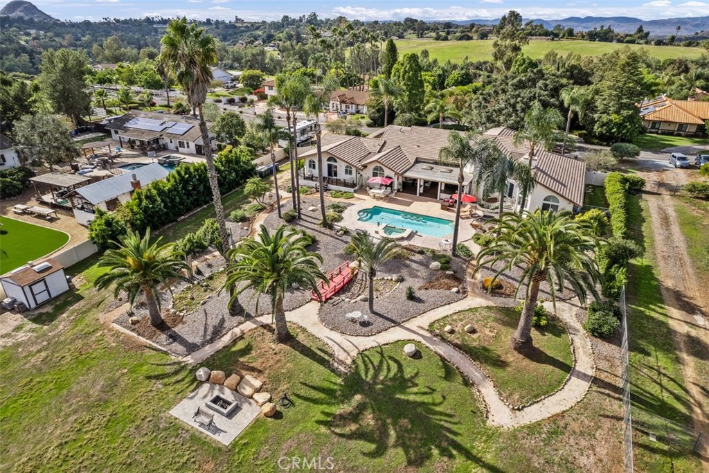 3950 Concordia Lane Fallbrook, CA 92028 - Photo 7 of 51 an aerial view of residential houses with outdoor space