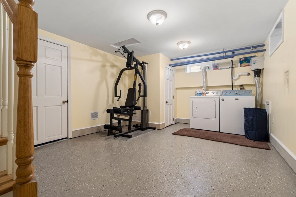 22 Ardmore Road Newton, MA 02465 - Photo 16 of 18 a view of a room with gym equipment
