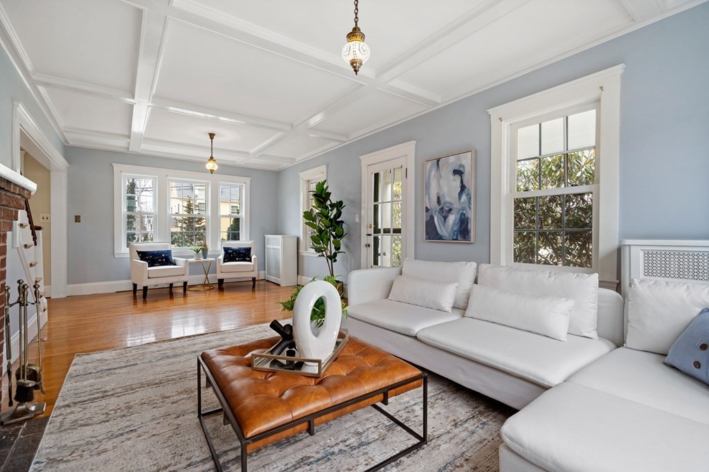 22 Ardmore Road Newton, MA 02465 - Photo 4 of 18 a living room with furniture and a large window