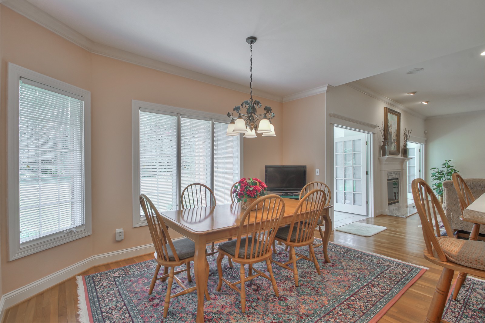 521 Robards Circle Old Hickory, TN 37138 - Photo 29 of 50 a dining room with furniture a chandelier and wooden floor