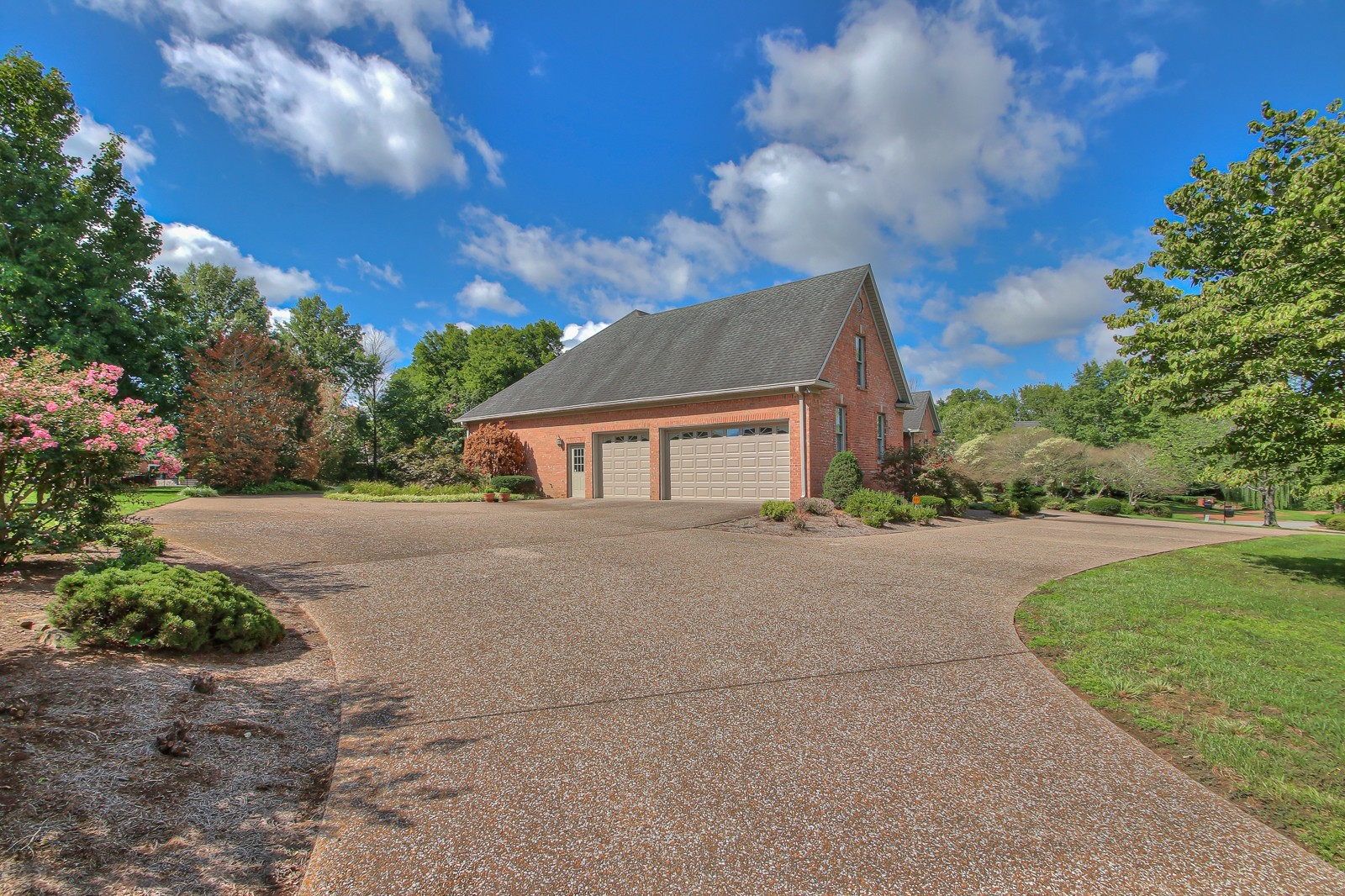 521 Robards Circle Old Hickory, TN 37138 - Photo 7 of 50 a front view of a house with a yard and garage