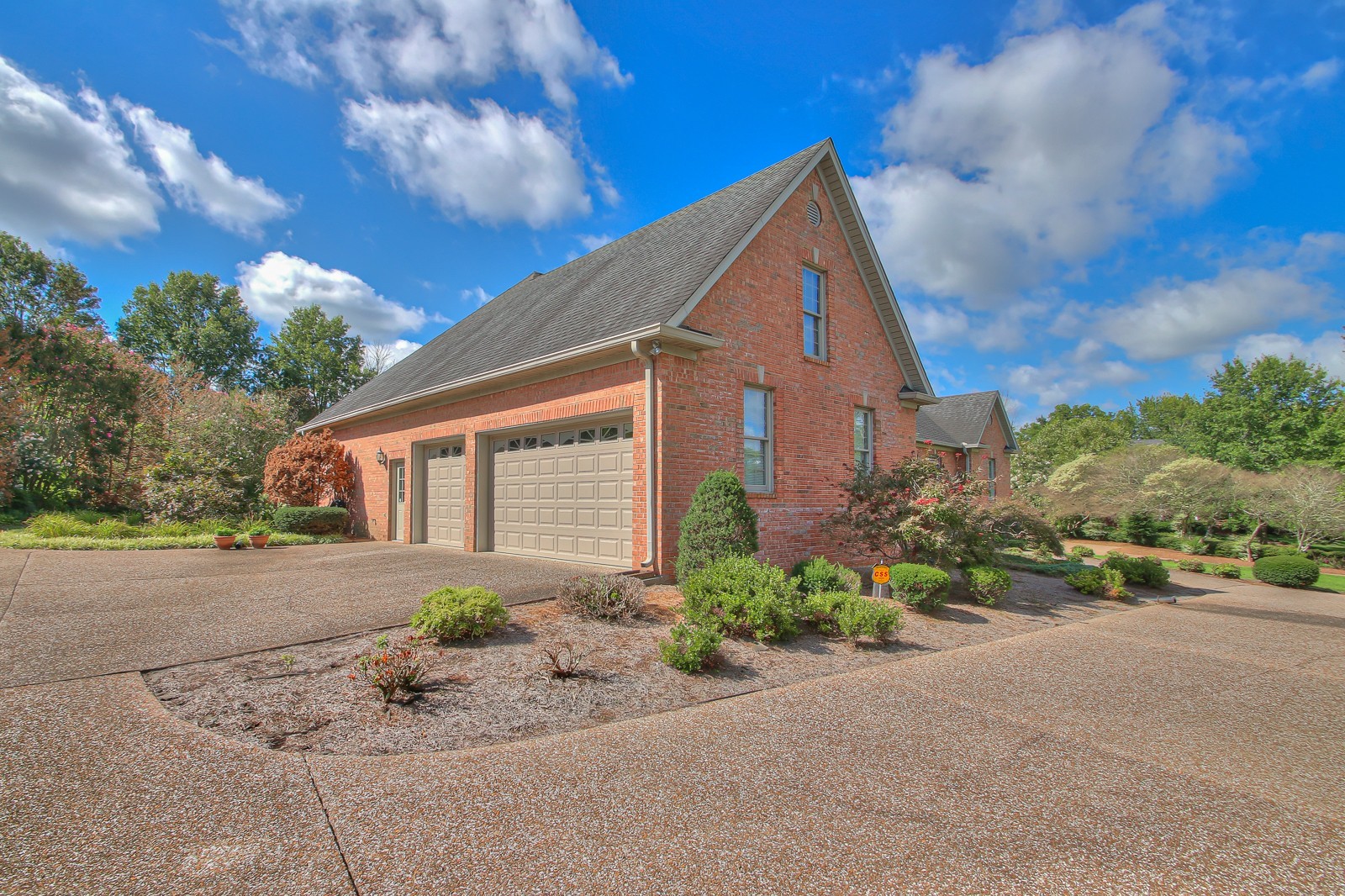 521 Robards Circle Old Hickory, TN 37138 - Photo 9 of 50 a front view of a house with a yard and garage