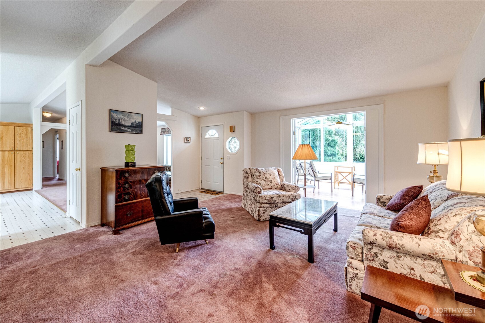 62 Johnson Road Port Angeles, WA 98363 - Photo 15 of 38 a living room with furniture and a wooden floor