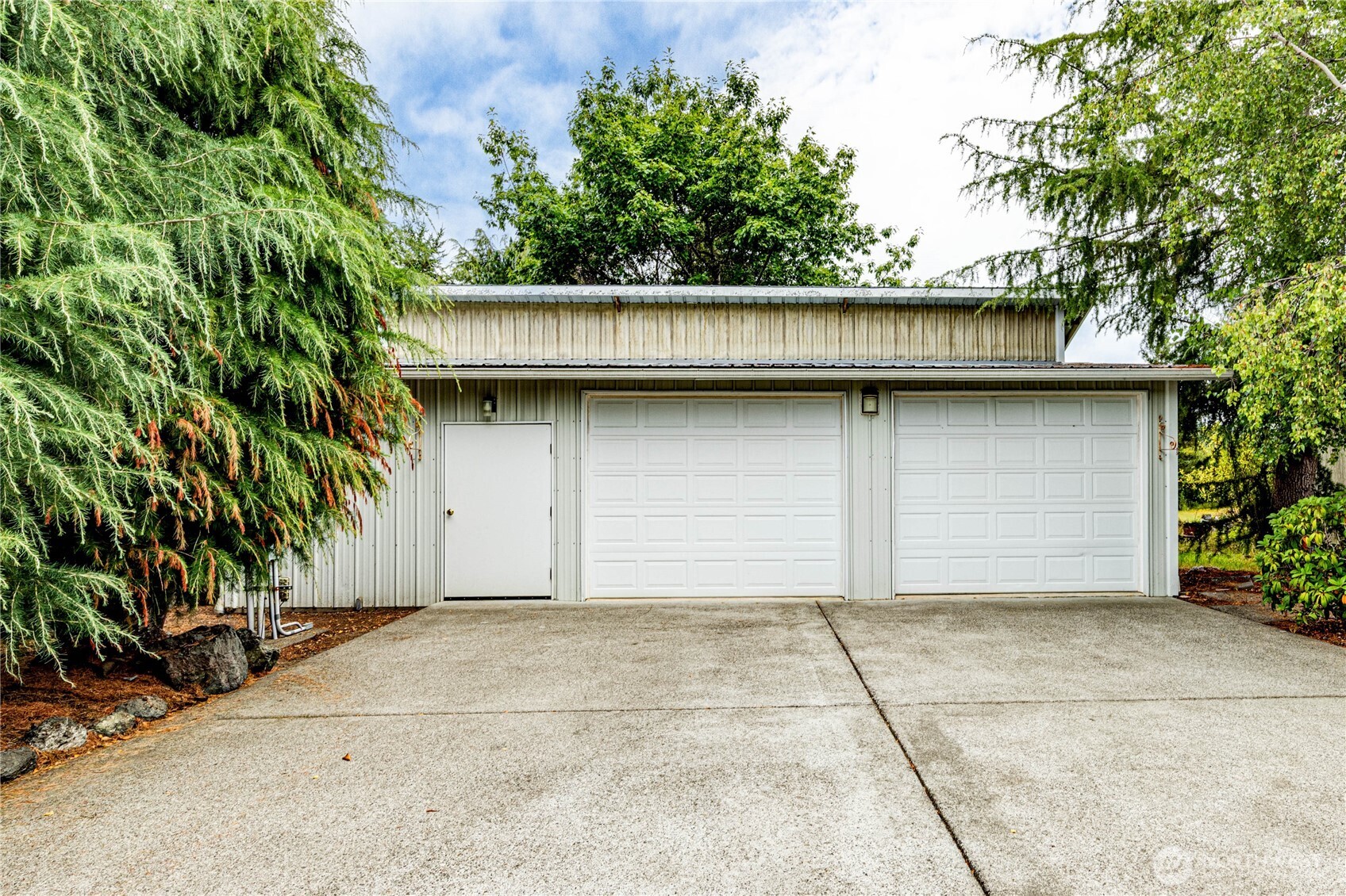 62 Johnson Road Port Angeles, WA 98363 - Photo 35 of 38 a view of garage and yard