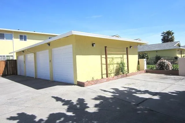 a view of a house with a outdoor space