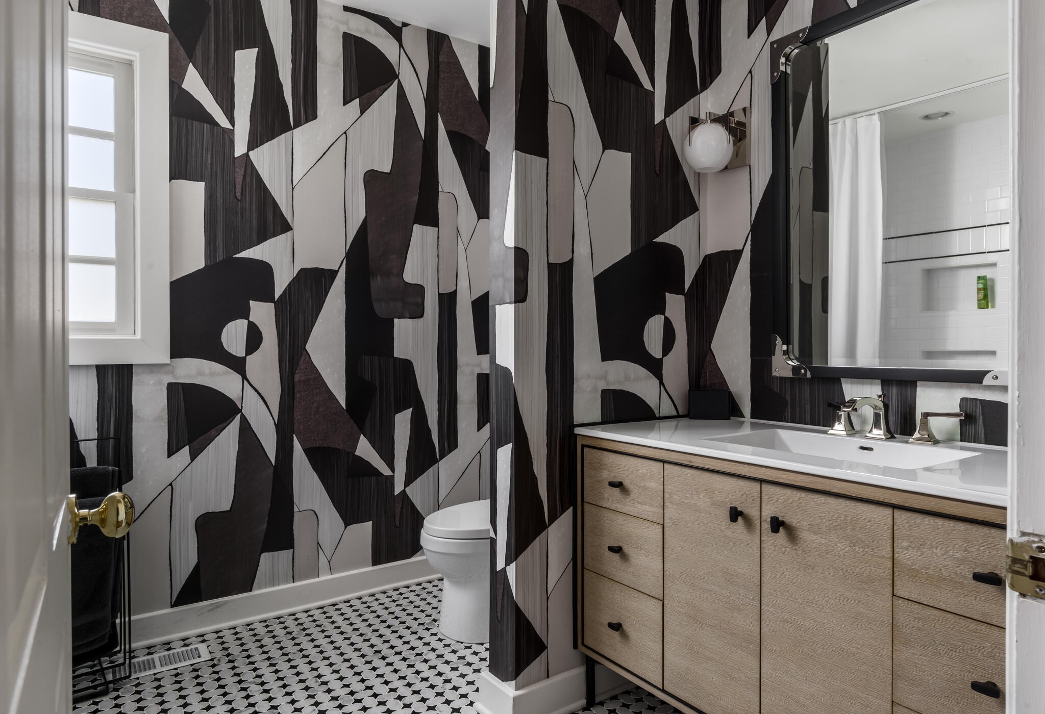 4205 Sneed Road Nashville, TN 37215 - Photo 31 of 47 a bathroom with a sink and a mirror