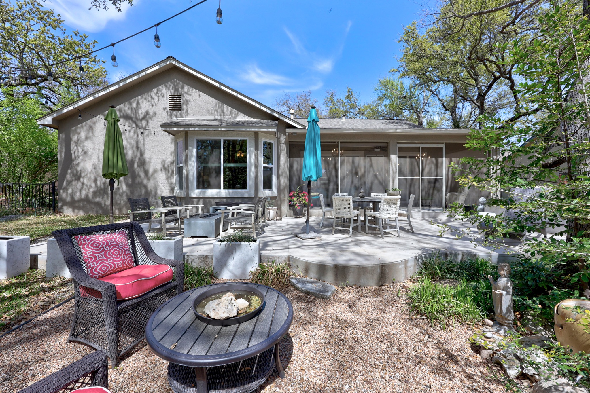 168 Dan Moody Trail Georgetown, TX 78633 - Photo 36 of 40 a view of a house with backyard and sitting area