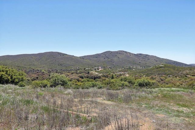 a view of a mountain in the distance