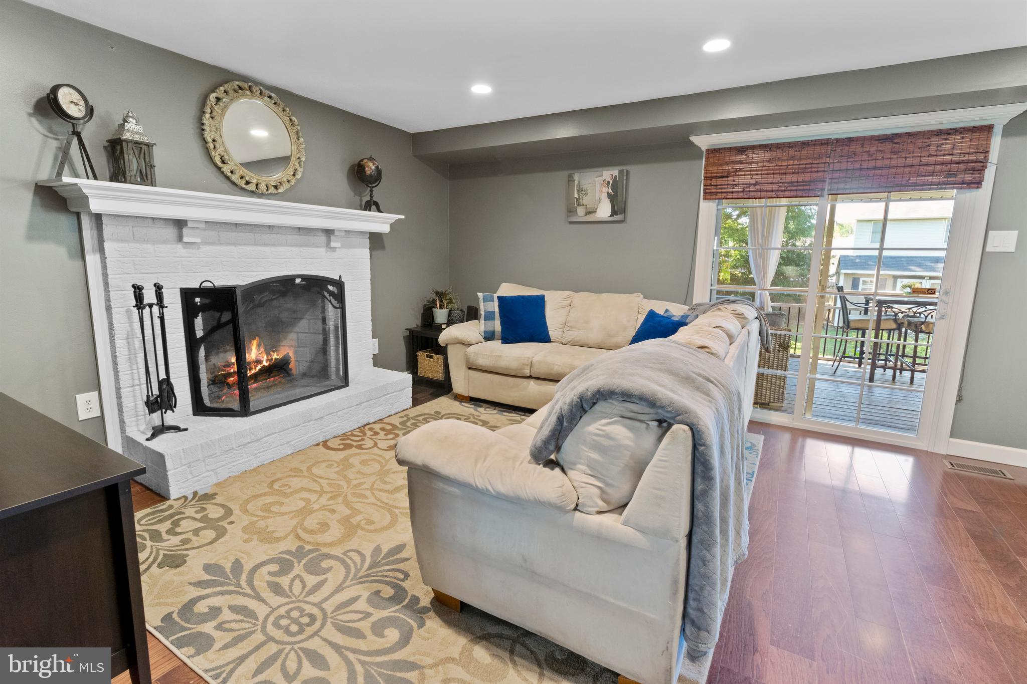 172 Bateman Road Langhorne, PA 19047 - Photo 8 of 37 Family room with fireplace
