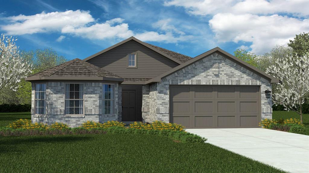 5525 Legends Way Krum, TX 76249 - Photo 1 of 1 Front Elevation-D.R. Horton's Huntsville Floor Plan elevation C-All Home and community information, including pricing, included features, terms, availability and amenities, are subject to change at any time without notice or obligation. All Drawings, pictures, photographs, video, square footages, floor plans, elevations, features, colors and sizes are approximate for illustration purposes only and will vary from the homes as built.