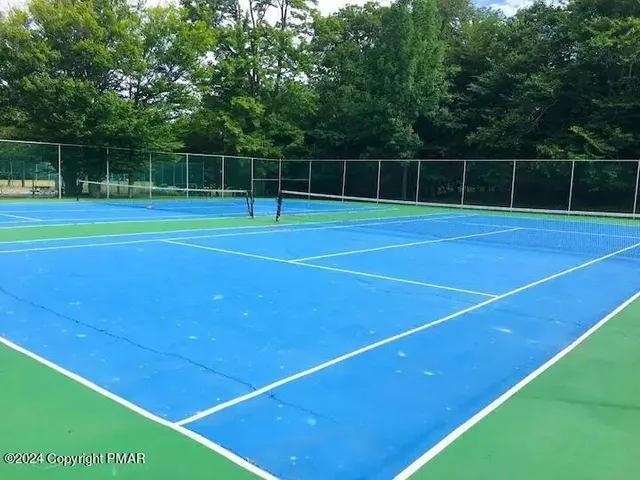 a view of a tennis court