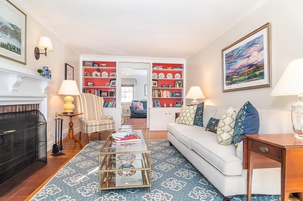 12 Pine Plain Road Wellesley, MA 02481 - Photo 11 of 30 a living room with furniture and a fireplace