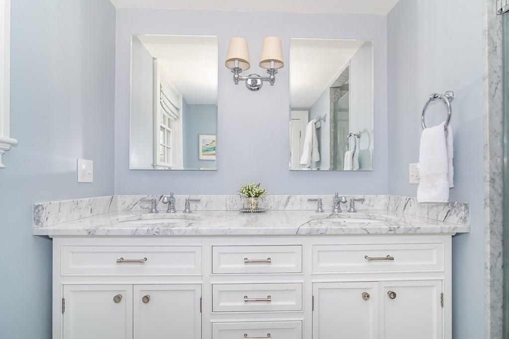12 Pine Plain Road Wellesley, MA 02481 - Photo 15 of 30 a bathroom with mirror cabinets and a sink