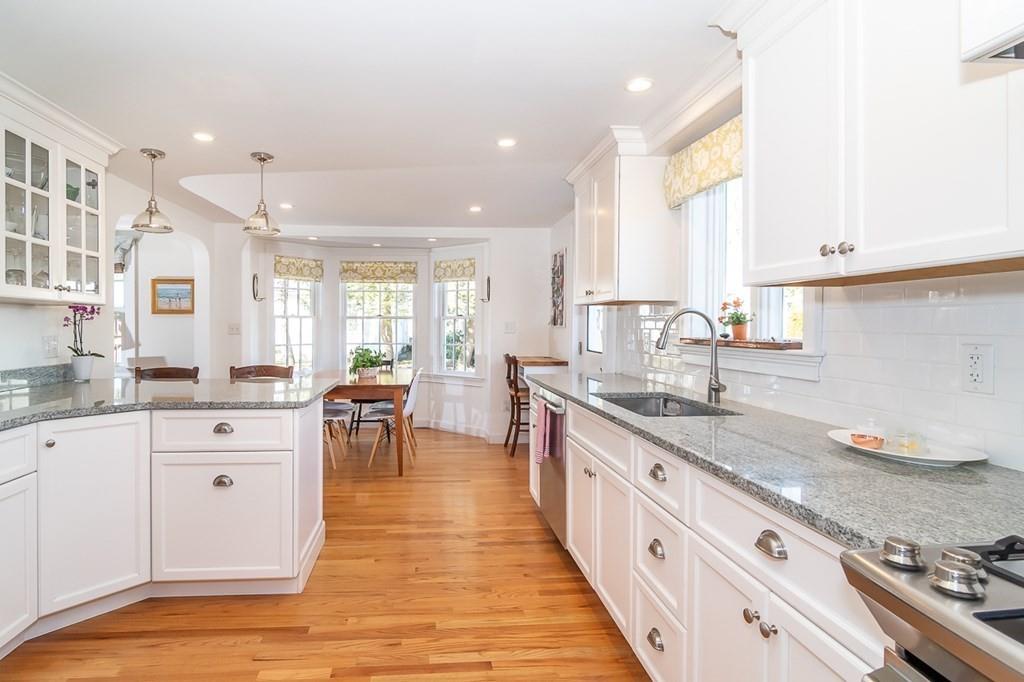 12 Pine Plain Road Wellesley, MA 02481 - Photo 2 of 30 a large kitchen with granite countertop lots of counter top space