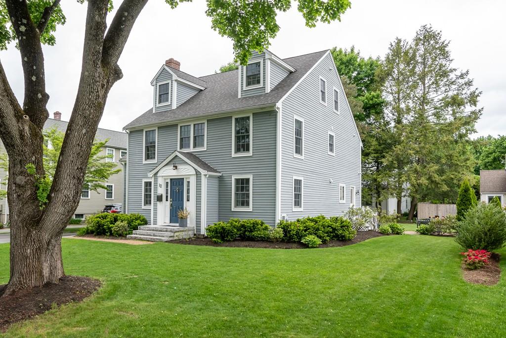 12 Pine Plain Road Wellesley, MA 02481 - Photo 30 of 30 a front view of a house with a yard and trees