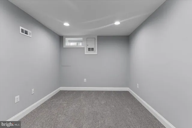 a view of empty room