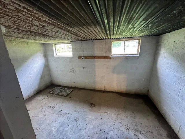 a view of a room with window