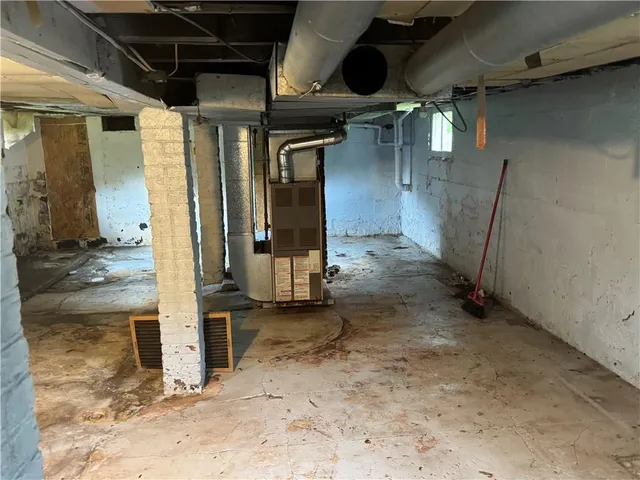 a view of a storage room