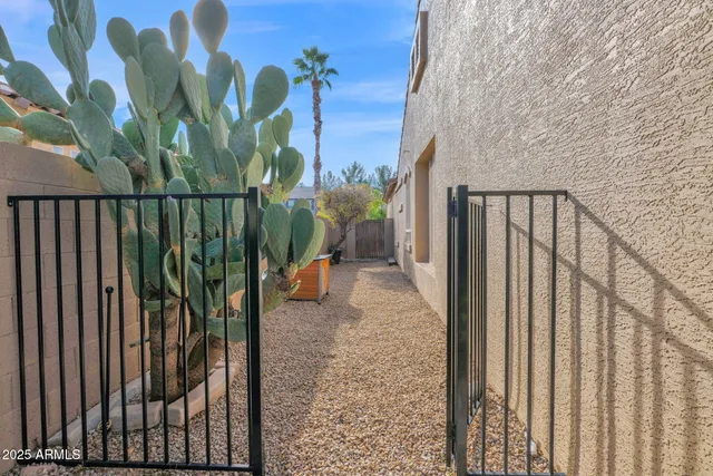 a balcony with street view