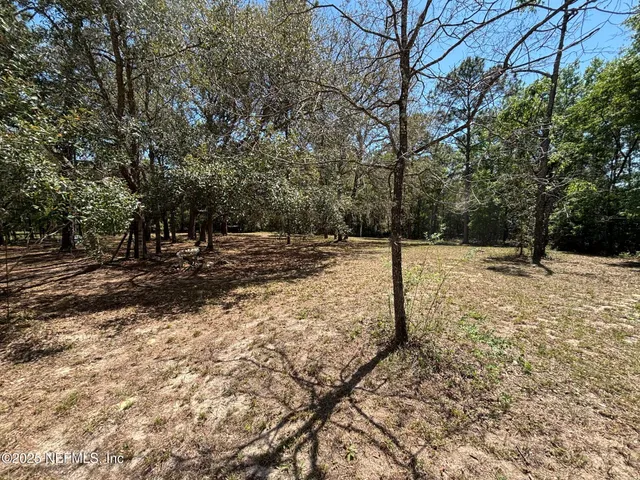 a view of backyard with outdoor space