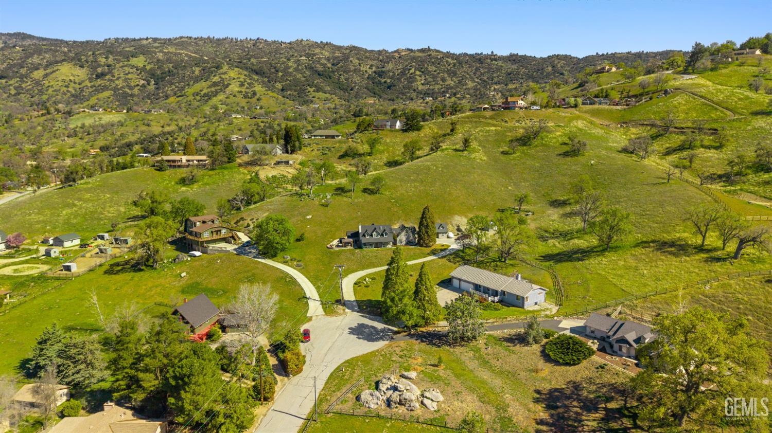 Undisclosed Address Tehachapi, CA 93561 - Photo 36 of 37 an aerial view of residential houses with outdoor space