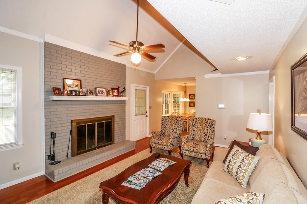 1921 Northside Road Perry, GA 31069 - Photo 10 of 49 a living room with furniture and a fireplace