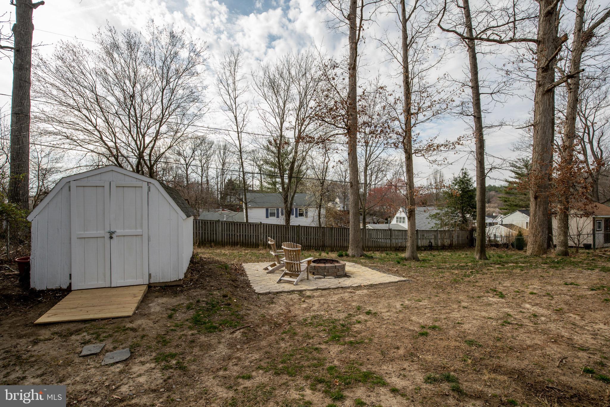 4516 Rising Lane Bowie, MD 20715 - Photo 22 of 27 Shed with fire pit area