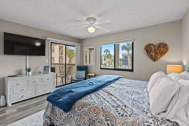 a bedroom with furniture and a couch