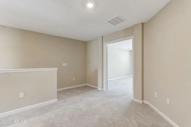 a view of an empty room