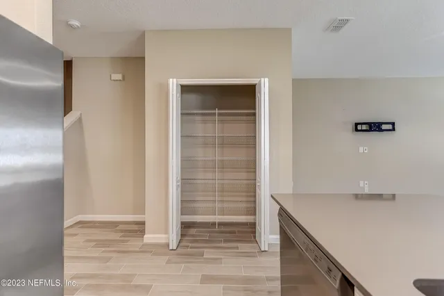 a view of empty room