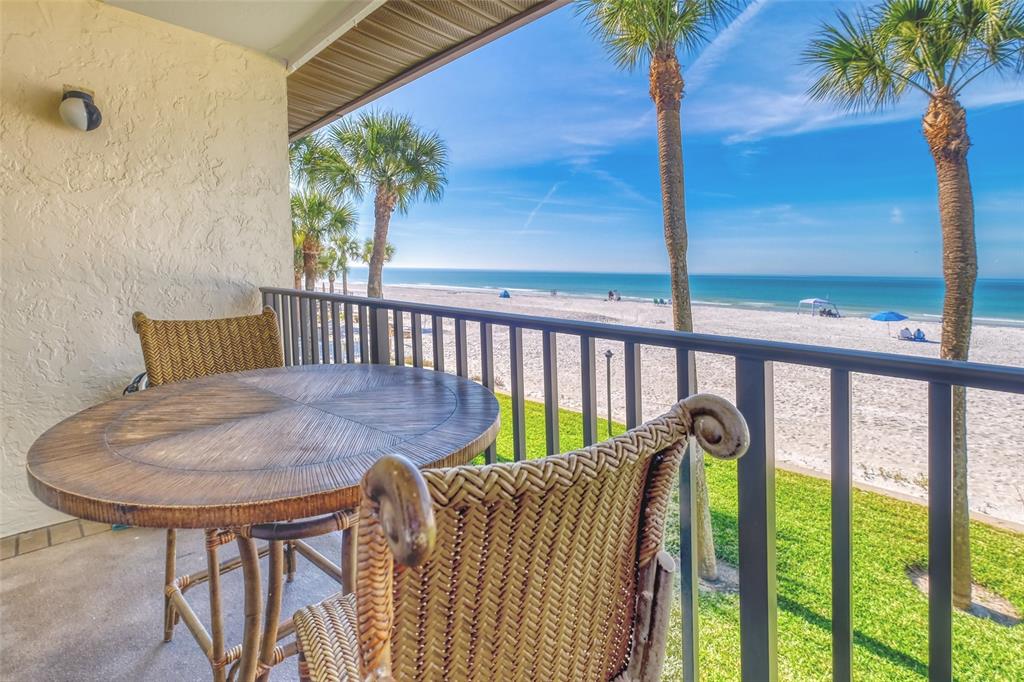60 Gulf Boulevard, Unit 204 Indian Rocks Beach, FL 33785 - Photo 14 of 45 a view of balcony with furniture