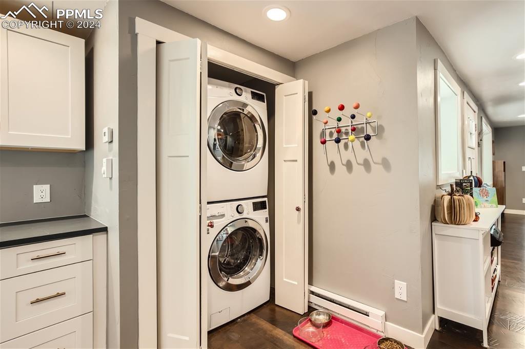 118 Hillside Road Palmer Lake, CO 80133 - Photo 17 of 25 a utility room with dryer and washer