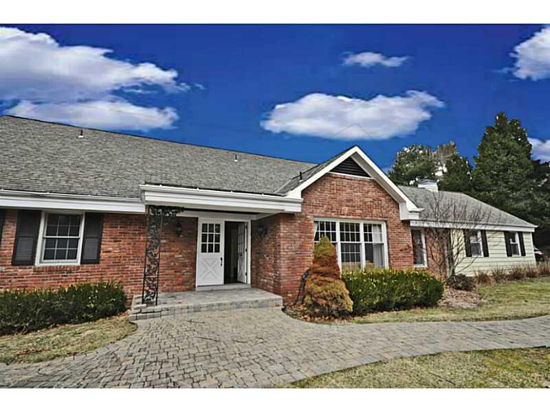 217 Hunt Road Fox Chapel, PA 15215 - Photo 24 of 24 Exterior Front. Home sits beautifully on this level land.