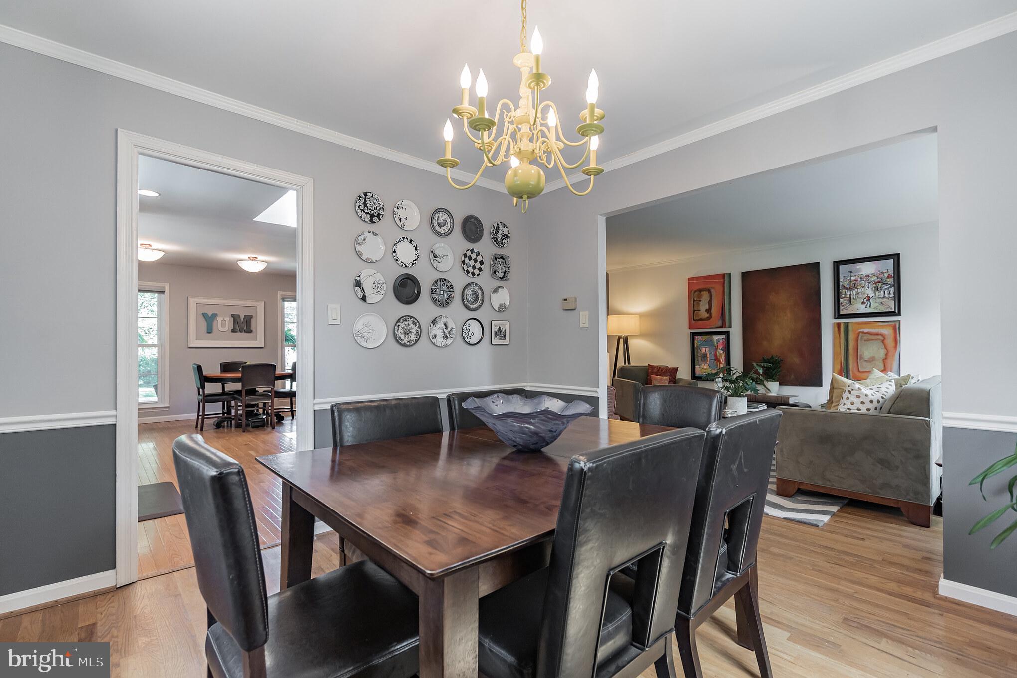 13403 Tamarack Road Silver Spring, MD 20904 - Photo 6 of 47 Dining just off the kitchen with hardwood floors