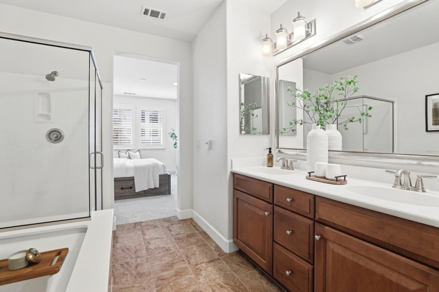 1701 Shore Place, Unit 5 Santa Clara, CA 95054 - Photo 19 of 32 a bathroom with a sink a toilet and shower