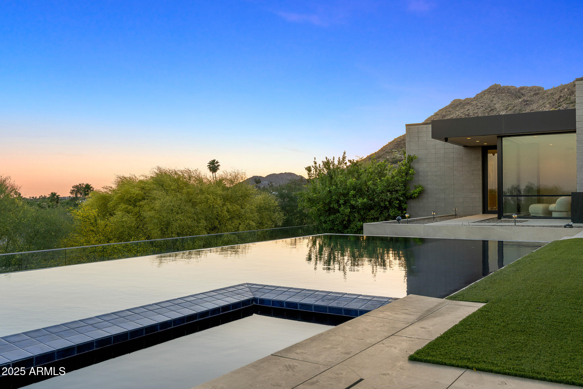 6149 East Indian Bend Road Paradise Valley, AZ 85253 - Photo 61 of 77 72-backyard sundown