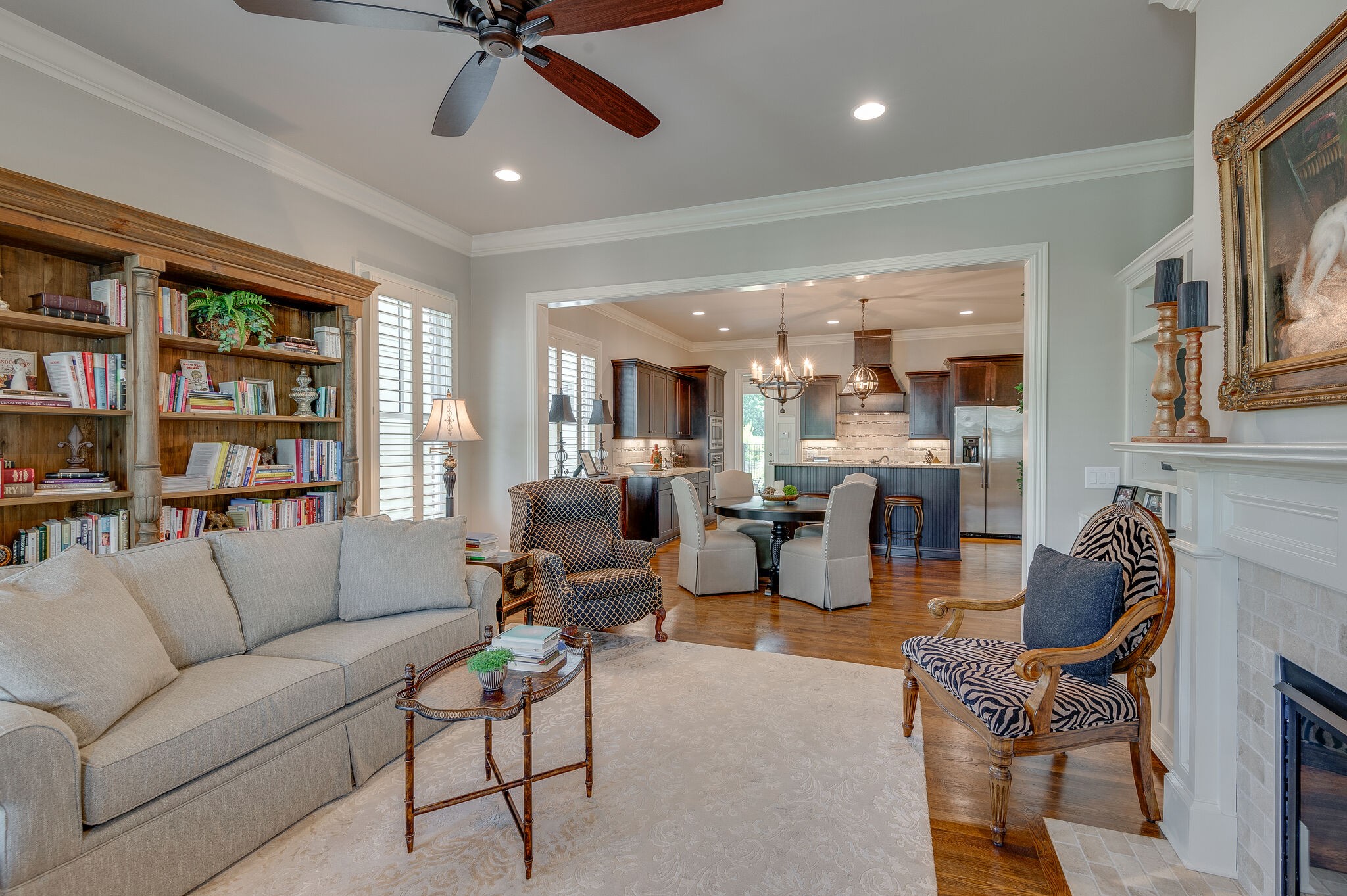 324 Fitzgerald Street Franklin, TN 37064 - Photo 9 of 39 a living room with furniture and a book shelf