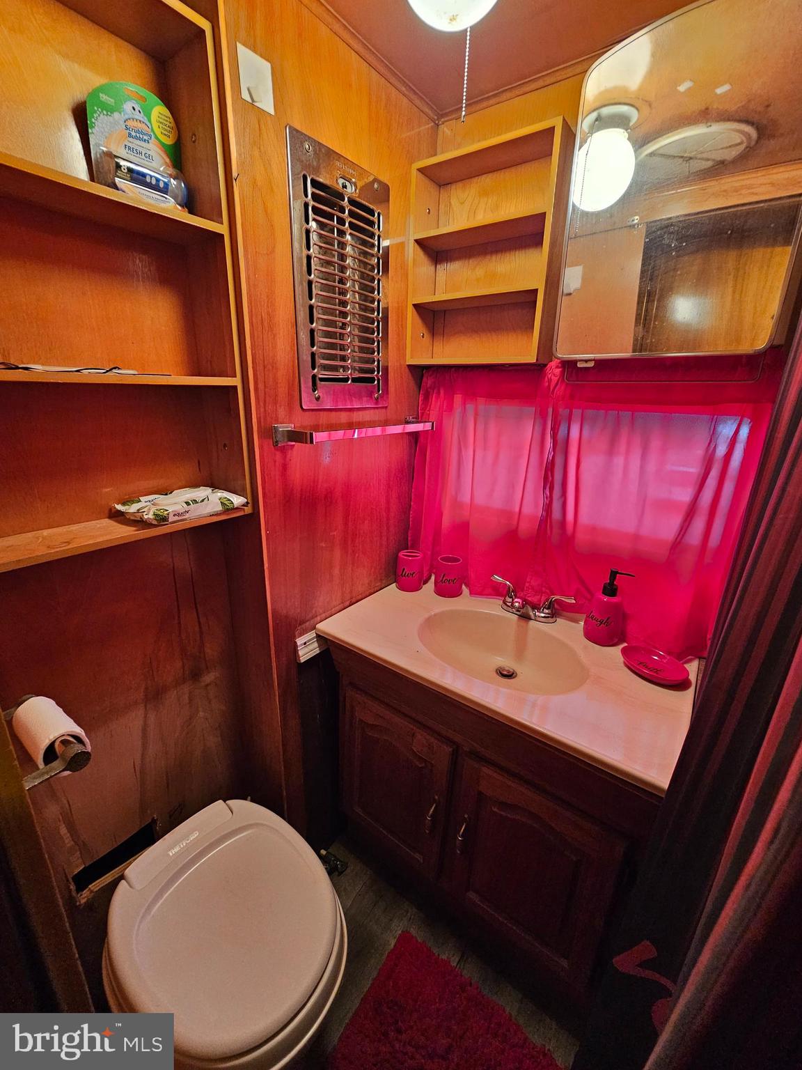 3 Park Boulevard Falling Waters, WV 25419 - Photo 29 of 42 a bathroom with a toilet a sink and mirror
