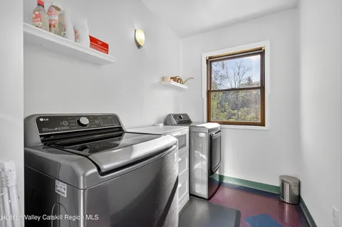 a room with storage and utility