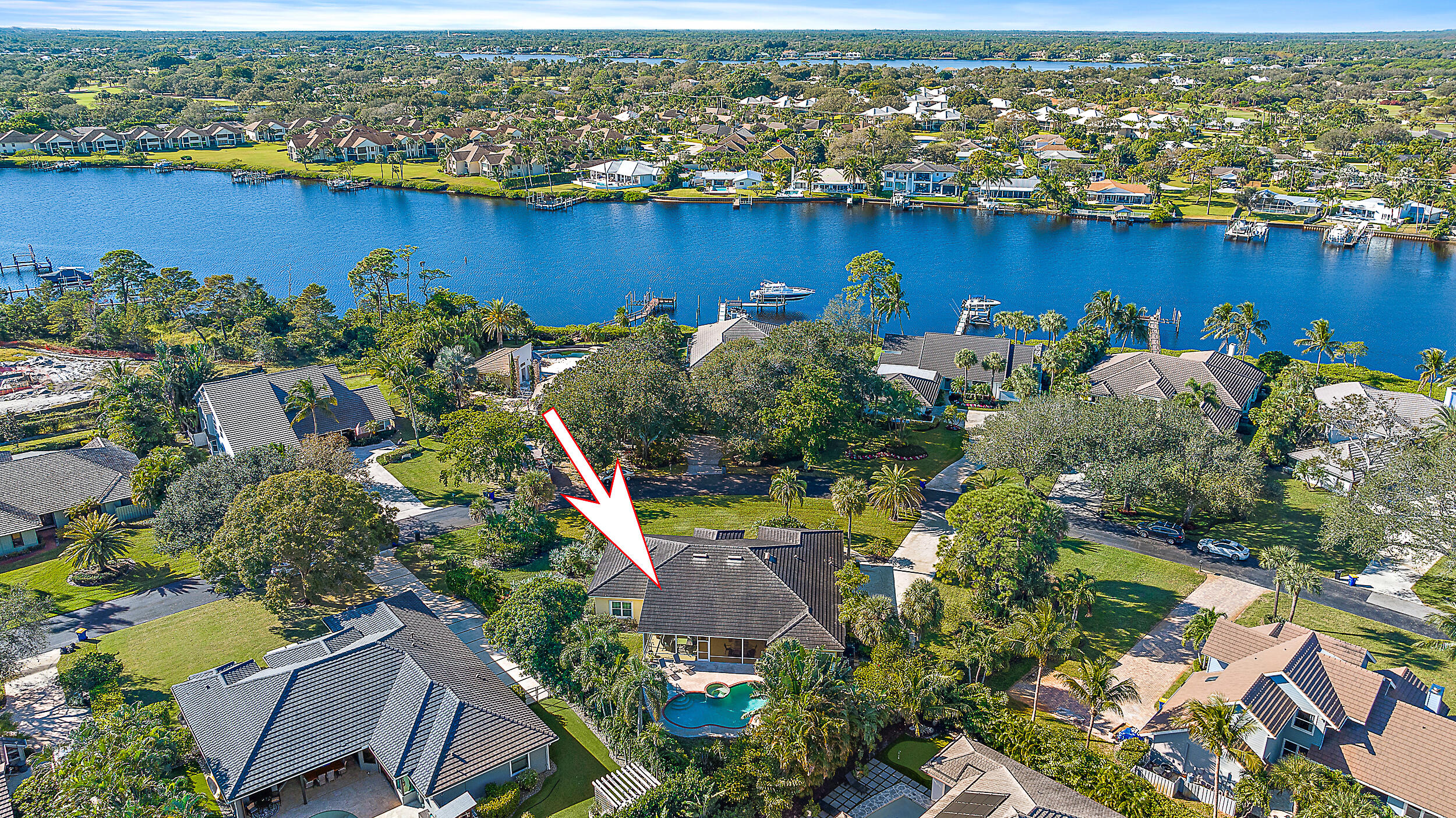 18760 Southeast River Ridge Road Jupiter, FL 33469 - Photo 25 of 28 Drone