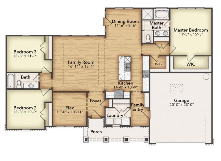 137 Moss Gln Lane Rhome, TX 76078 - Photo 12 of 12 a picture of a book and a bed