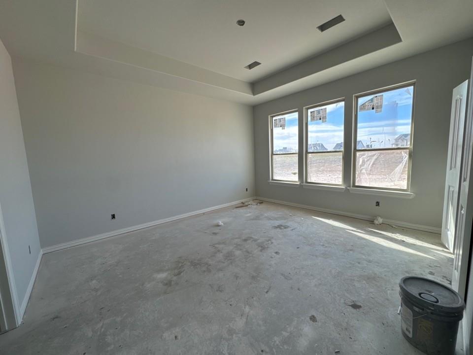 137 Moss Gln Lane Rhome, TX 76078 - Photo 7 of 12 a view of a livingroom with an empty space and a window