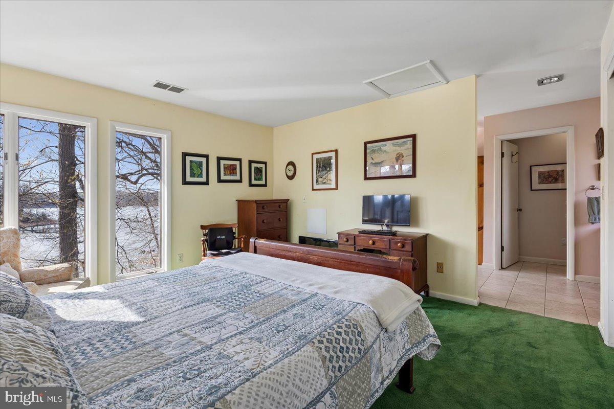 10087 John Carvill Road Chestertown, MD 21620 - Photo 22 of 63 a bedroom with a large bed and a large mirror
