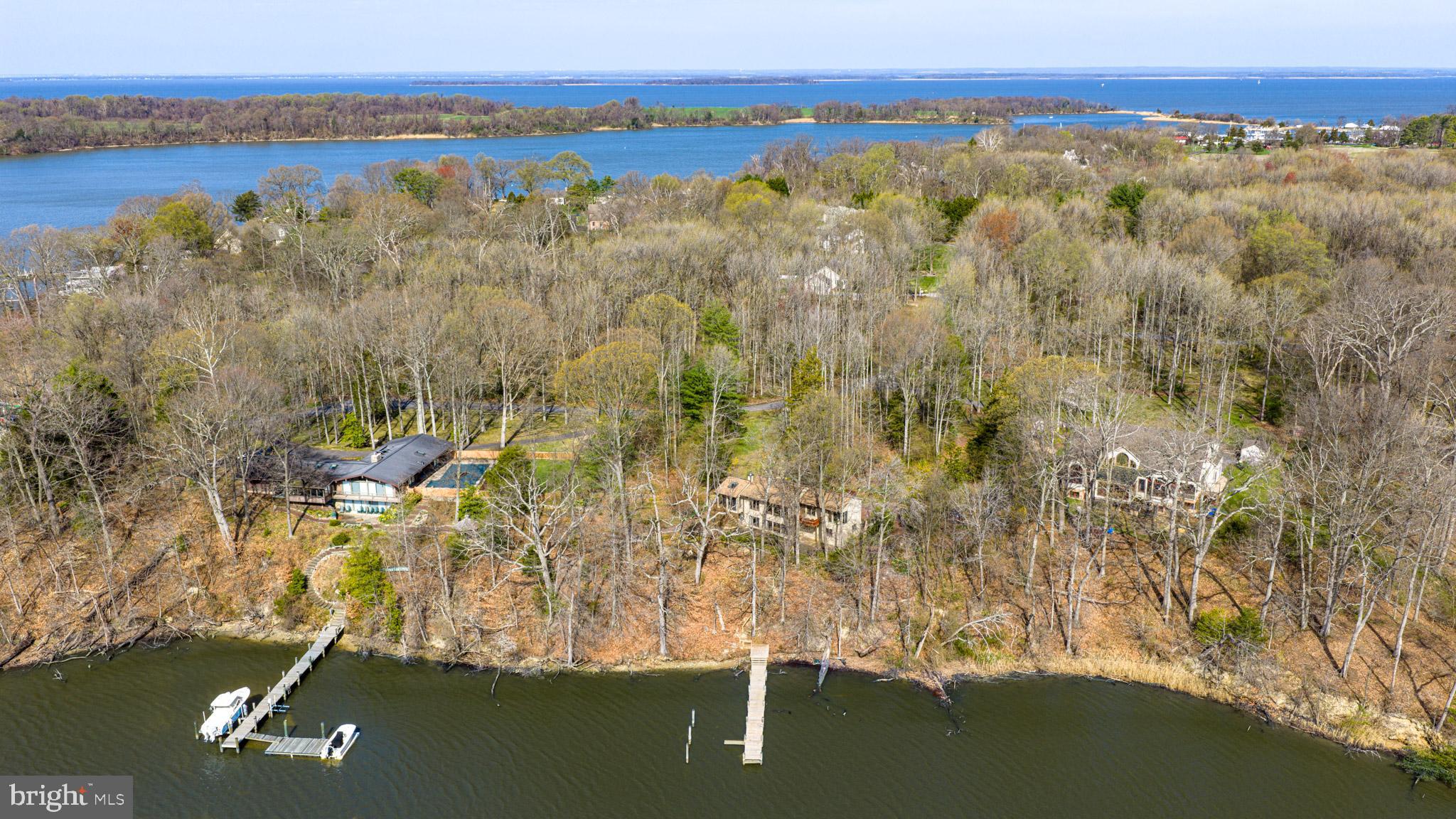 10087 John Carvill Road Chestertown, MD 21620 - Photo 44 of 63 Aerial View - Chesapeake Bay around bend